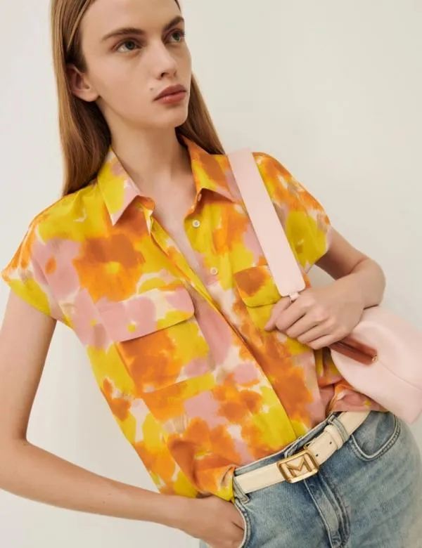 Marella Shirts Women Patterned Shirt Pink