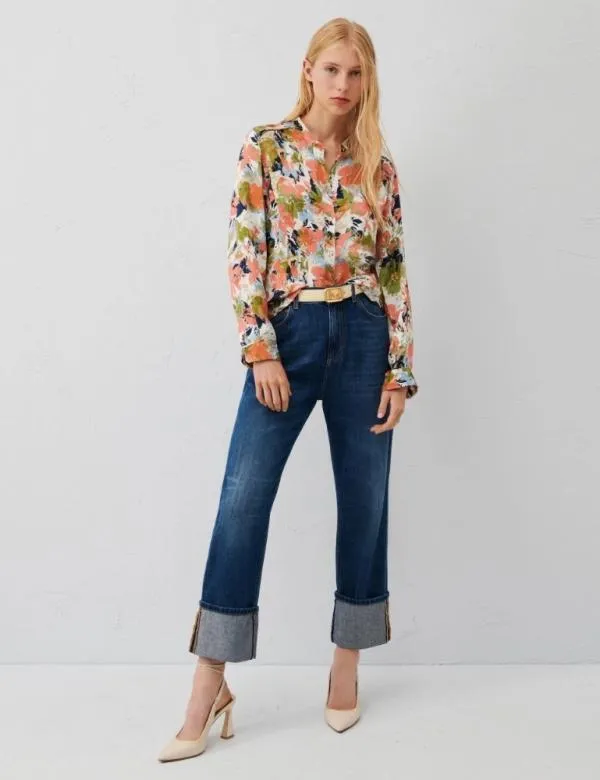 Marella Shirts Women Patterned Shirt White