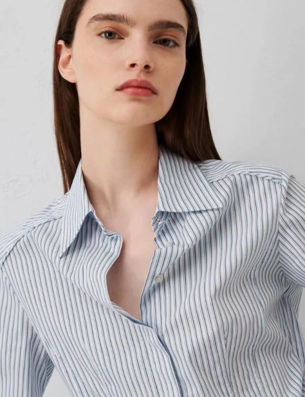 Marella Shirts Women Slimfit Shirt Light Blue