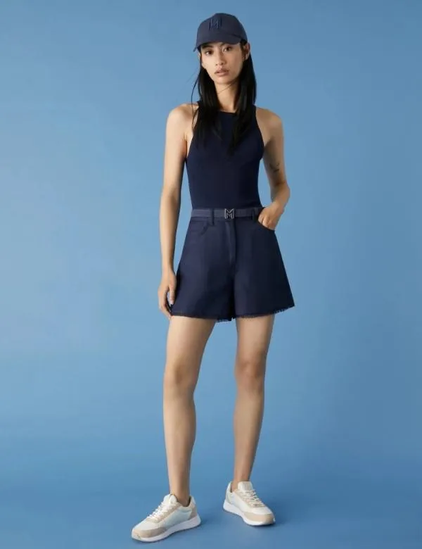 Marella Tops And TShirt Women Crop Top Midnightblue
