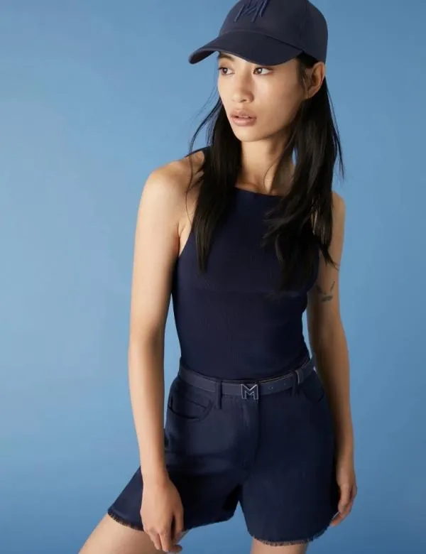 Marella Tops And TShirt Women Crop Top Midnightblue