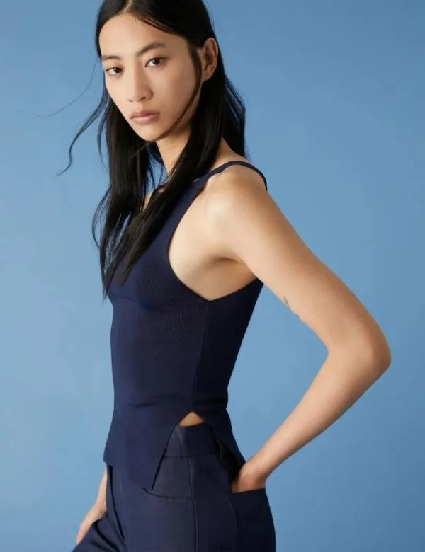 Marella Tops And TShirt Women Crop Top Midnightblue