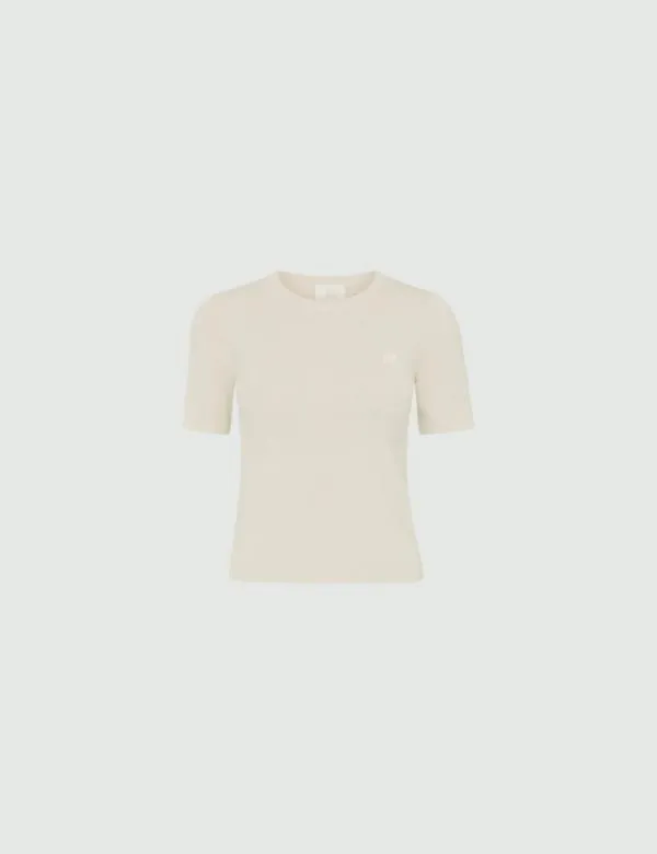 Marella Tops And TShirt Women Knitted Tshirt Wool White
