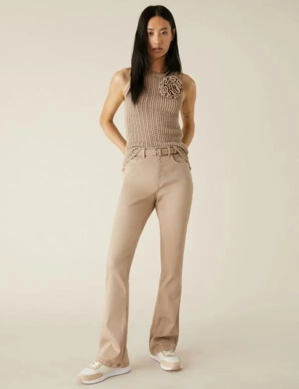 Marella Tops And TShirt Women Openworkknit Top Beige