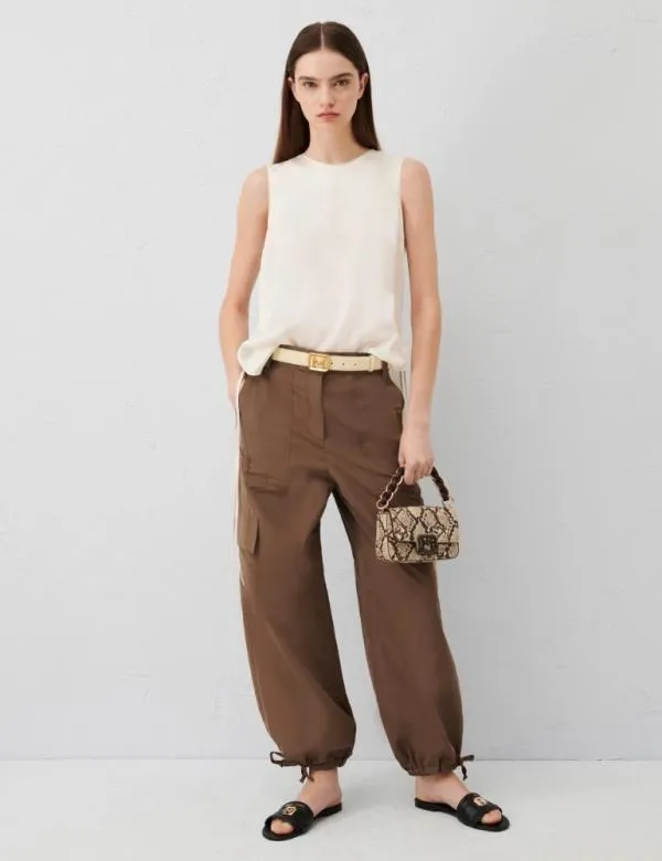 Marella Tops And TShirt Women Satin Top Wool White