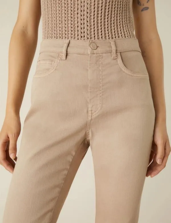 Marella Trousers Women Bootcut Jeans Beige