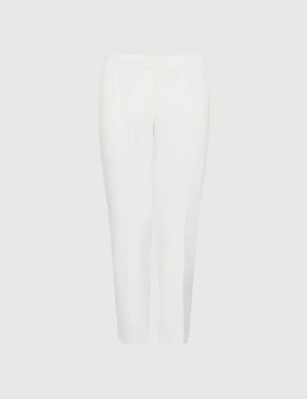 Marella Trousers Women Chino Trousers Cream