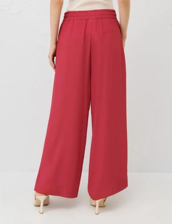 Marella Trousers Women Drawstring Trousers Ruby