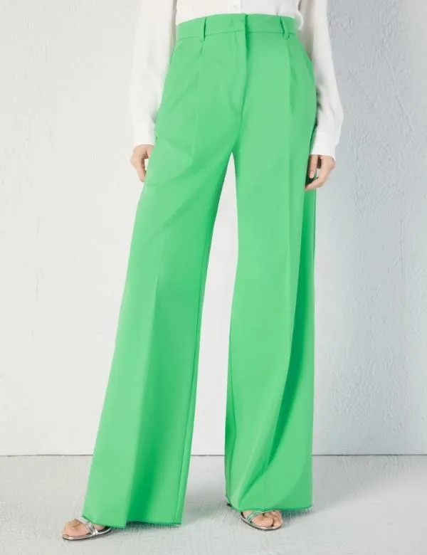 Marella Trousers Women Straightleg Trousers Bright Green