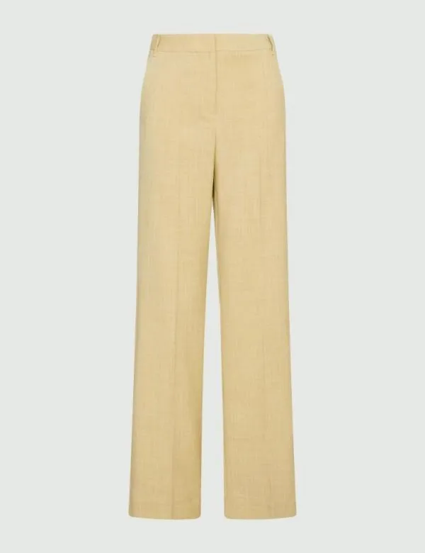 Marella Trousers Women Straightleg Trousers Yellow