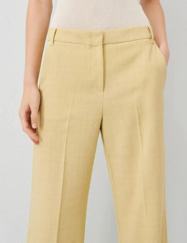 Marella Trousers Women Straightleg Trousers Yellow