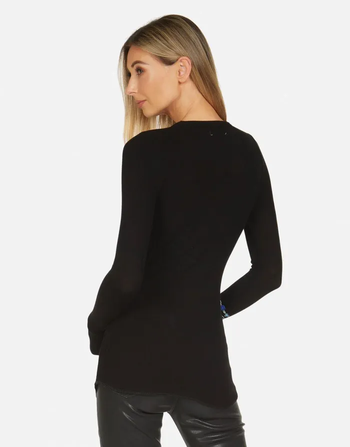 McKinley Chain Evil Eye Black Women039s Lauren Moshi Long Sleeve