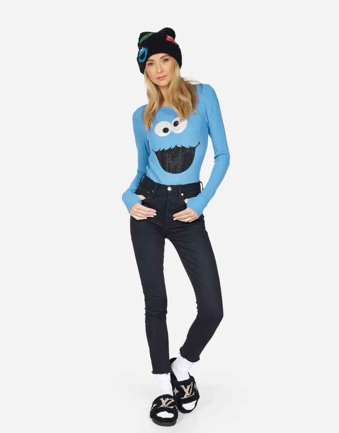 McKinley Crystal Cookie Monster Riptide Women039s Lauren Moshi Long Sleeve