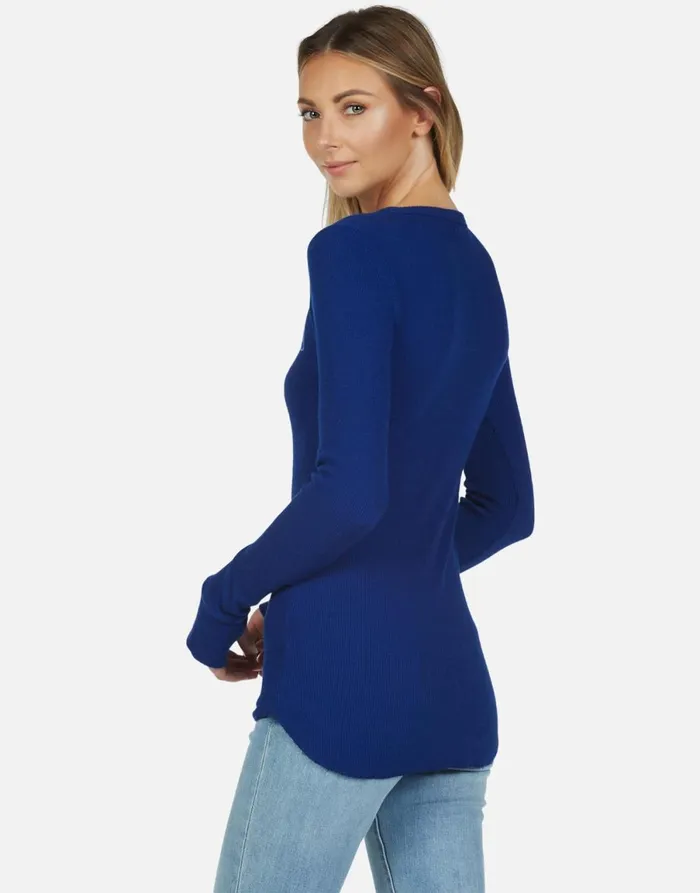 Mckinley Evil Eye Elephant Dark Blue Women039s Lauren Moshi Long Sleeve