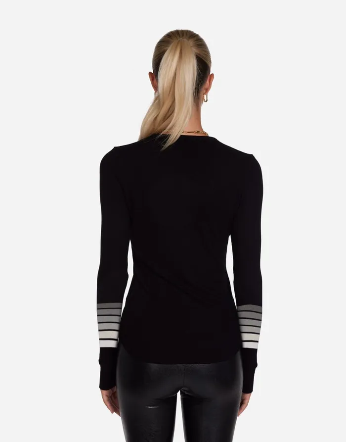 McKinley Ombre Star Black Women039s Lauren Moshi Long Sleeve