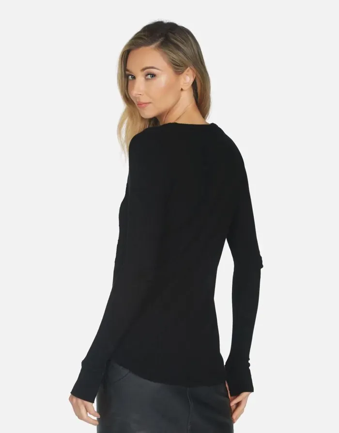 McKinley X Crystal Multi Stars Black Women039s Lauren Moshi Long Sleeve