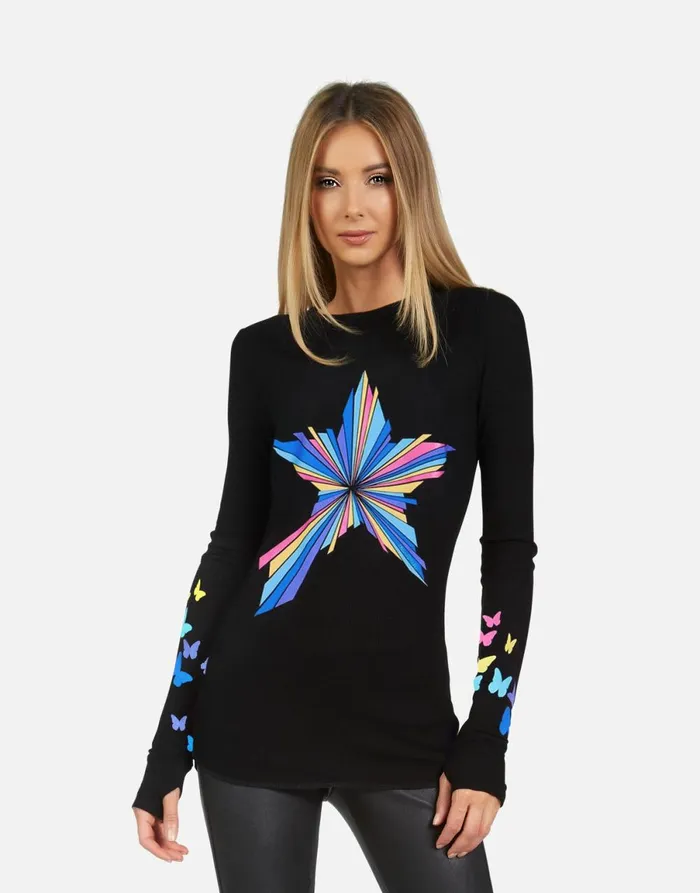 McKinley X Shooting Star Black Women039s Lauren Moshi Long Sleeve