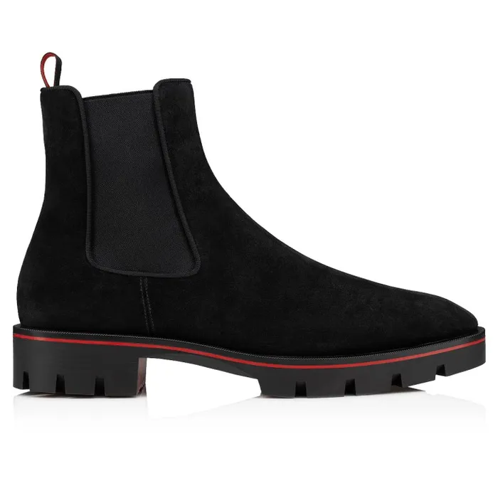 Men Alpinosol Boots 8211 Calf Leather 8211 Black Christian Louboutin Boots