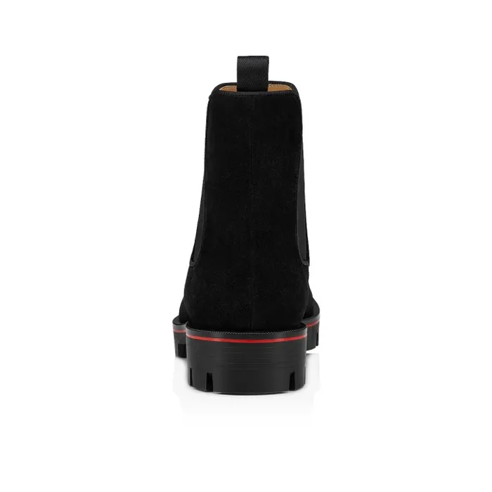 Men Alpinosol Boots 8211 Calf Leather 8211 Black Christian Louboutin Boots