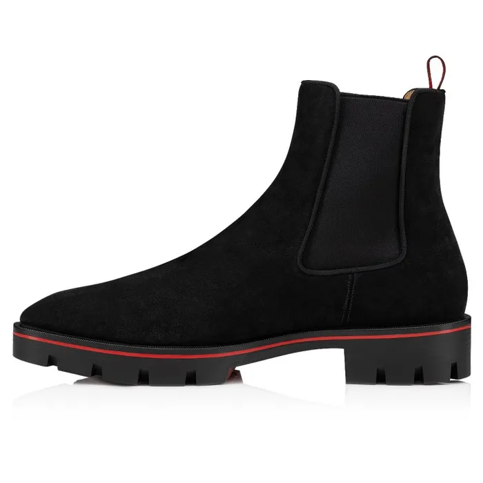 Men Alpinosol Boots 8211 Calf Leather 8211 Black Christian Louboutin Boots