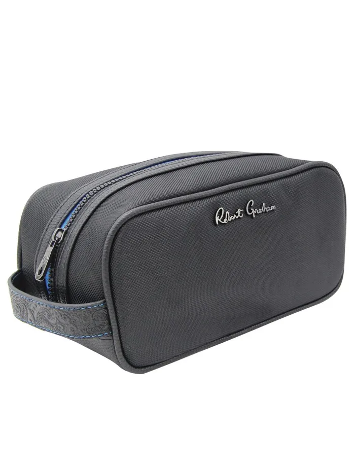 Men Bags and Wallets Robert Graham PACKED SHAVE KIT Black