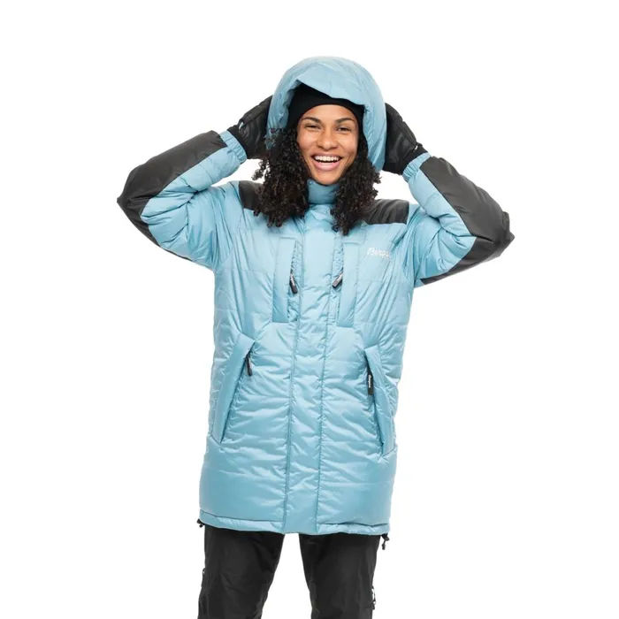 Men Bergans Of Norway Down Jackets Expedition Down Unisex Parka Arctic Ocean Blue Black