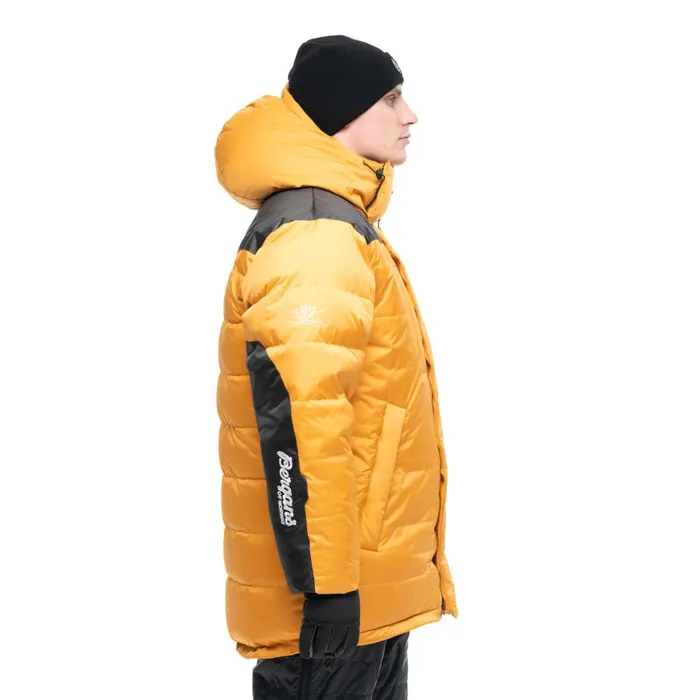 Men Bergans Of Norway Down Jackets Expedition Down Unisex Parka Arctic Ocean Yellow Black