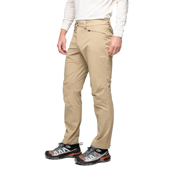 Men Bergans Of Norway Everyday Pants Rabot Light Softshell Pants Warm Sand