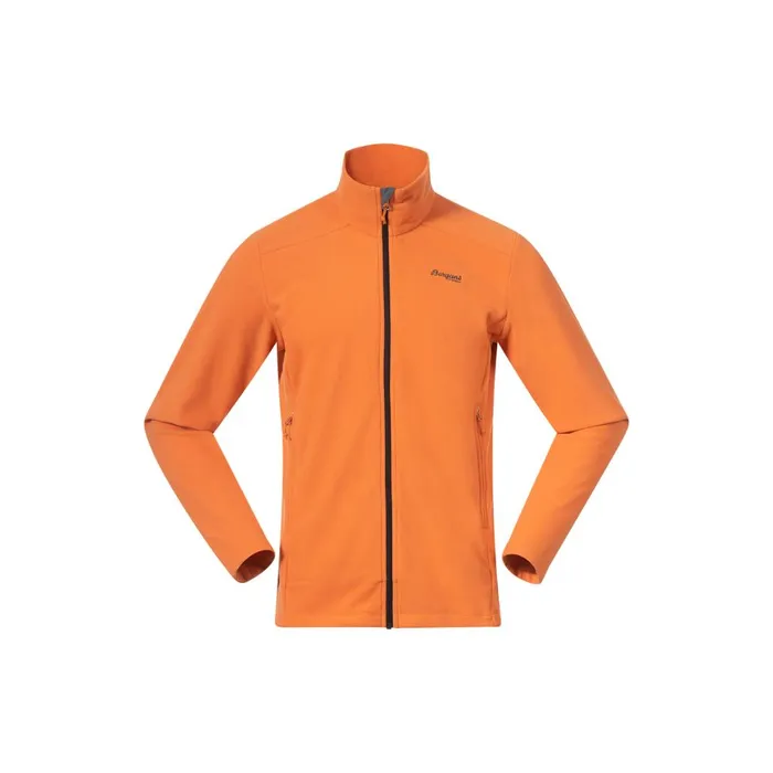 Men Bergans Of Norway Fleece Finnsnes Fleece Jacket Faded Orange