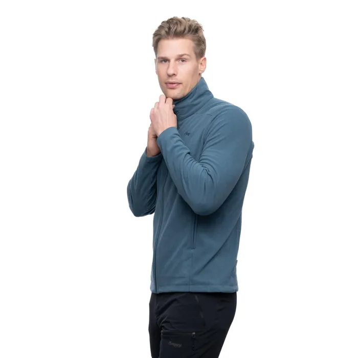 Men Bergans Of Norway Fleece Finnsnes Fleece Jacket Orion Blue