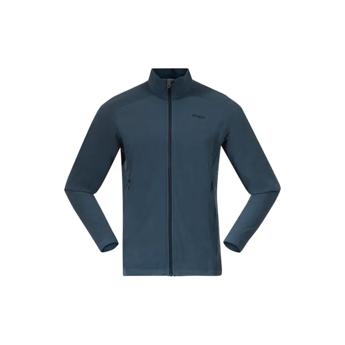 Men Bergans Of Norway Fleece Finnsnes Fleece Jacket Orion Blue