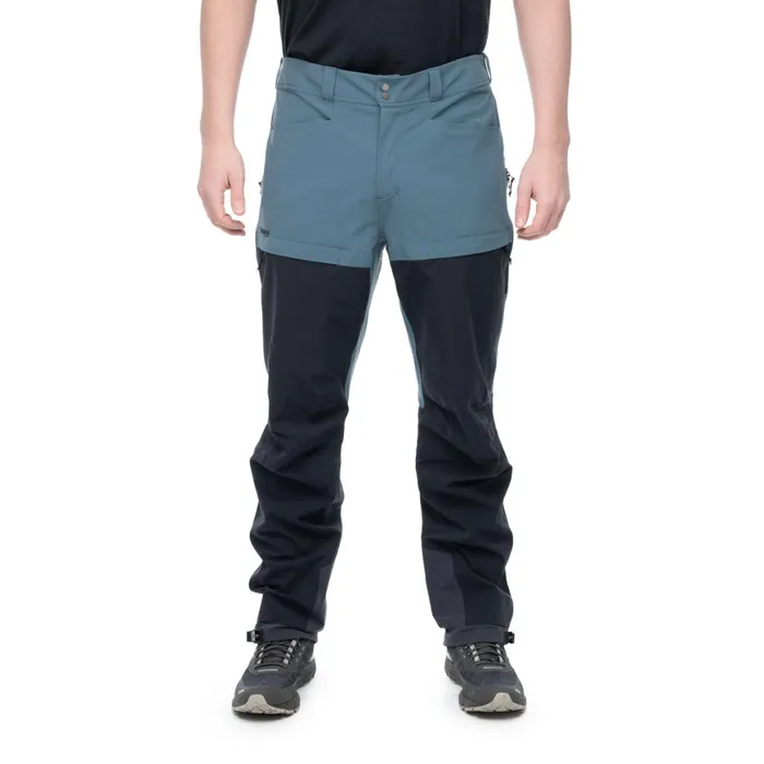 Men Bergans Of Norway Hiking Pants Bekkely Hybrid Pants Orion Blue Black