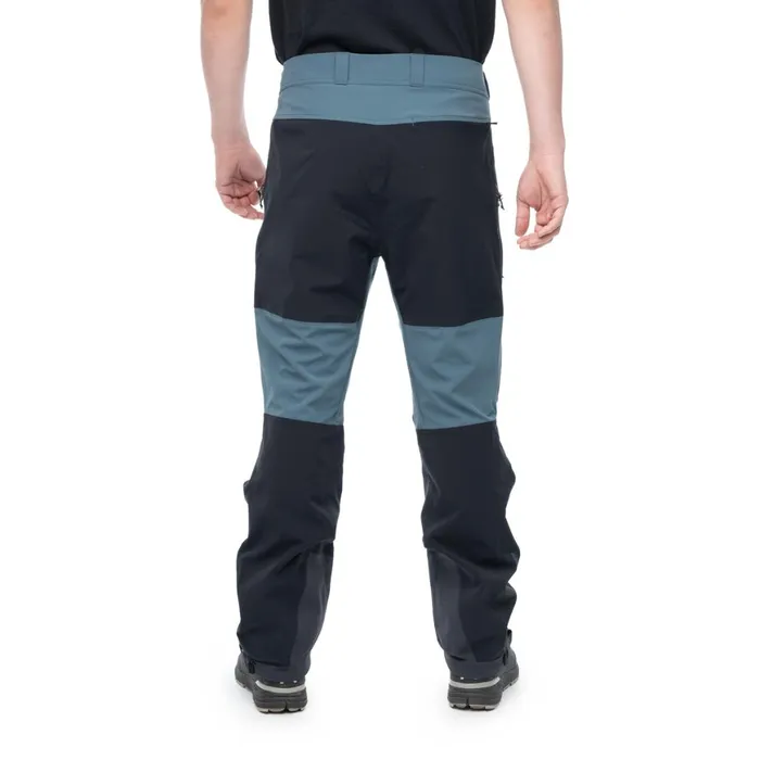 Men Bergans Of Norway Hiking Pants Bekkely Hybrid Pants Orion Blue Black