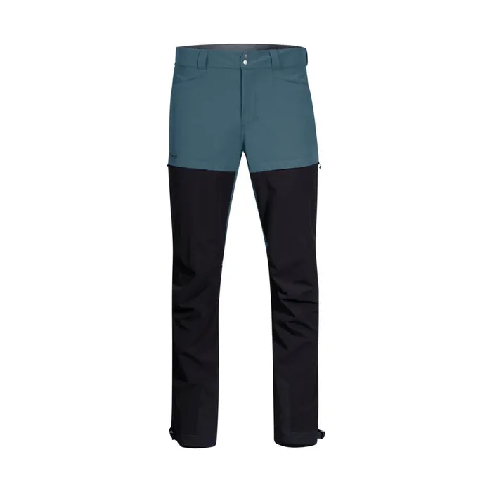 Men Bergans Of Norway Hiking Pants Bekkely Hybrid Pants Orion Blue Black