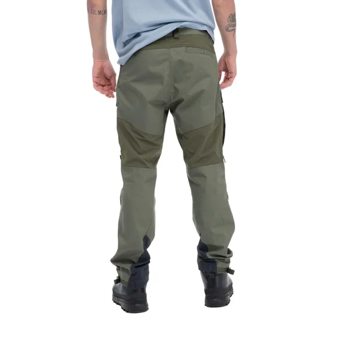 Men Bergans Of Norway Hiking Pants Nordmarka Favor Outdoor Pants Green Mud