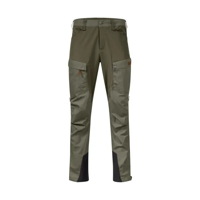 Men Bergans Of Norway Hiking Pants Nordmarka Favor Outdoor Pants Green Mud