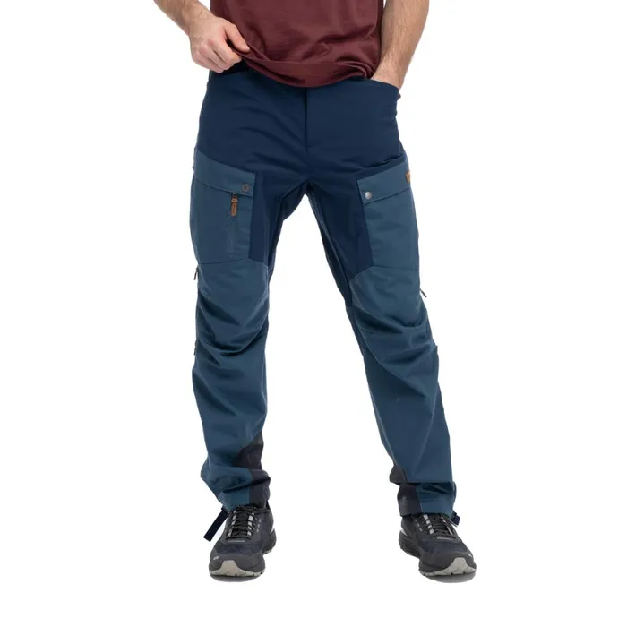 Men Bergans Of Norway Hiking Pants Nordmarka Favor Outdoor Pants Orion Blue
