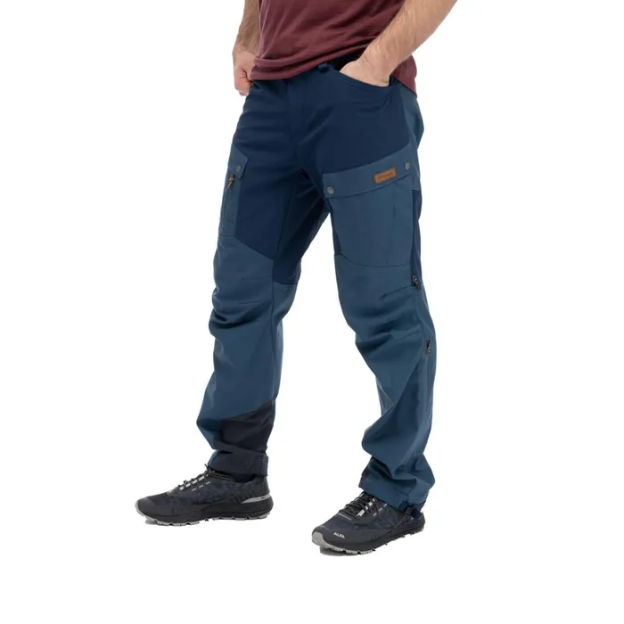 Men Bergans Of Norway Hiking Pants Nordmarka Favor Outdoor Pants Orion Blue