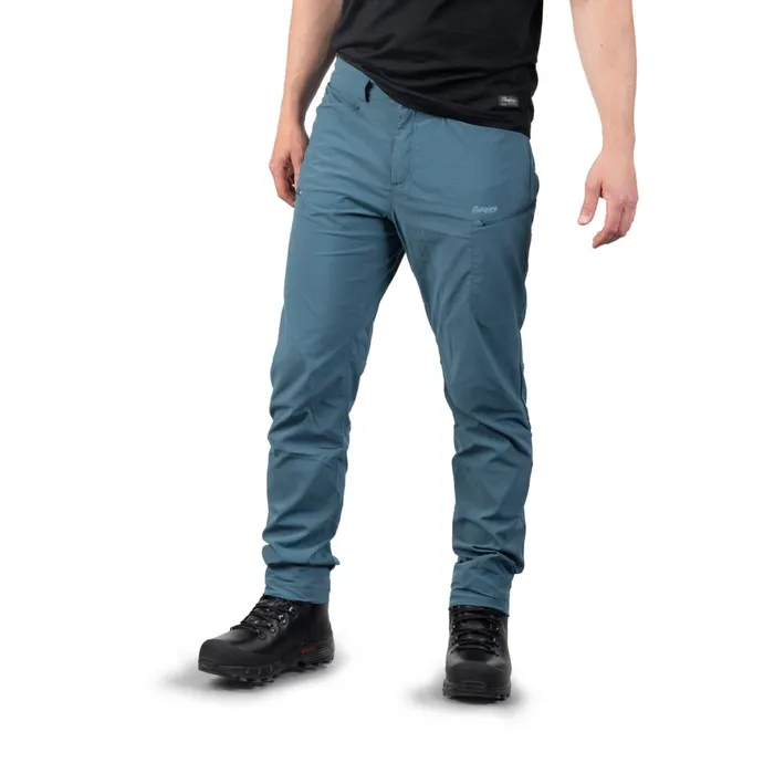 Men Bergans Of Norway Hiking Pants Utne V5 Pants Orion Blue