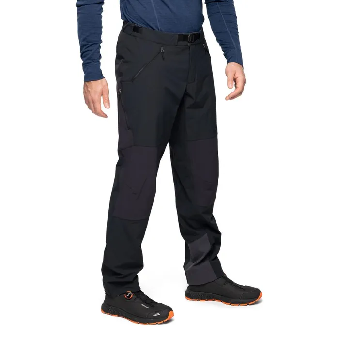 Men Bergans Of Norway Hiking Pants Vaagaa Softshell Pants Black