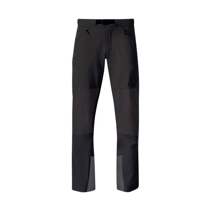 Men Bergans Of Norway Hiking Pants Vaagaa Softshell Pants Black