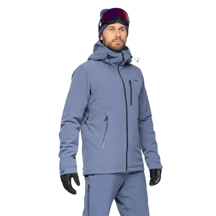 Men Bergans Of Norway Insulated Jackets Oppdal Insulated Jacket Granite Blue