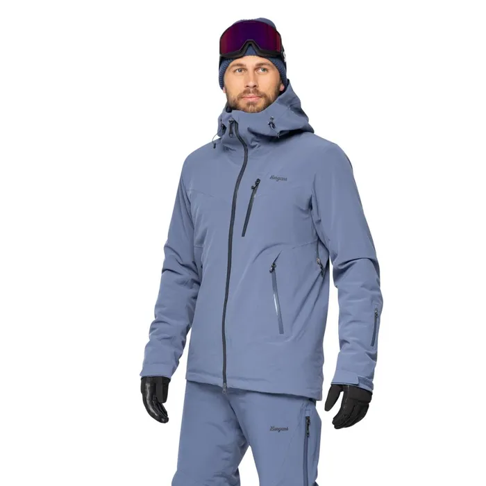 Men Bergans Of Norway Insulated Jackets Oppdal Insulated Jacket Granite Blue