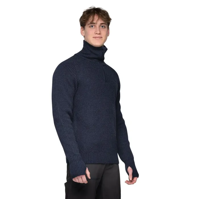 Men Bergans Of Norway Jumpers And Long Sleeves Ulriken Jumper Navy Blue