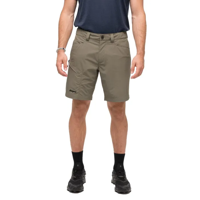 Men Bergans Of Norway Shorts Vaagaa Light Softshell Shorts Green Mud