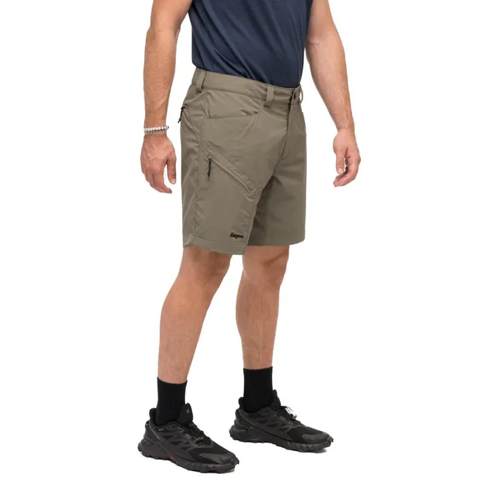 Men Bergans Of Norway Shorts Vaagaa Light Softshell Shorts Green Mud