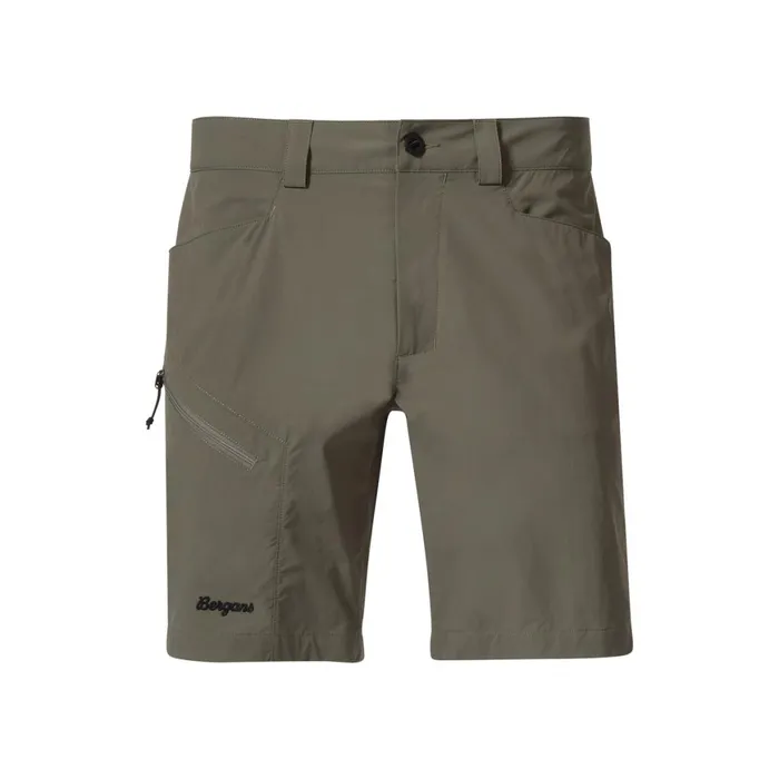 Men Bergans Of Norway Shorts Vaagaa Light Softshell Shorts Green Mud