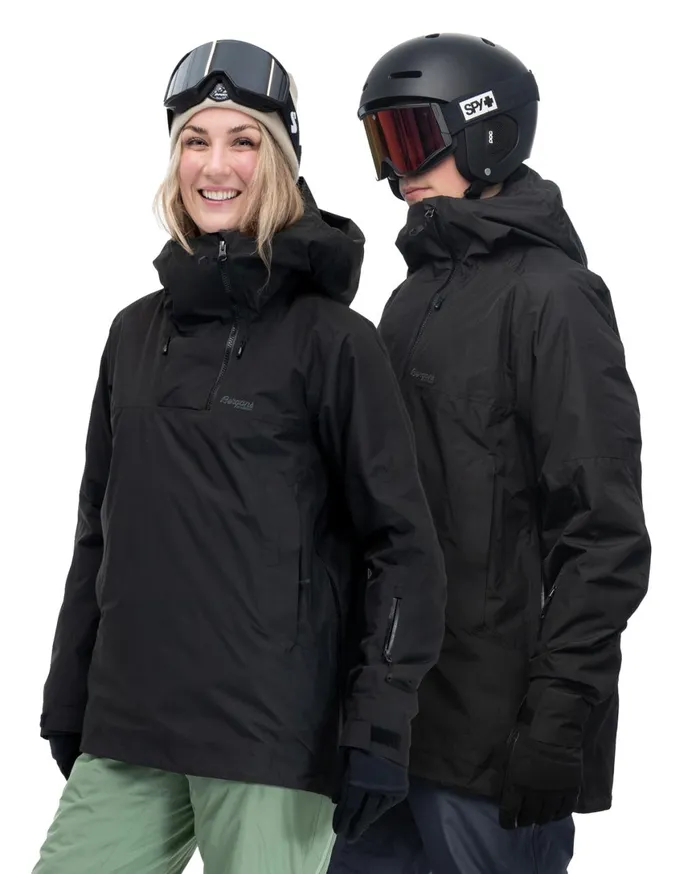 Men Bergans Of Norway Ski Jackets Stranda V2 Insulated Anorak Black