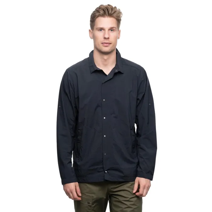 Men Bergans Of Norway Softshell Jackets Oslo Urban Commute Windbreaker Jacket Black