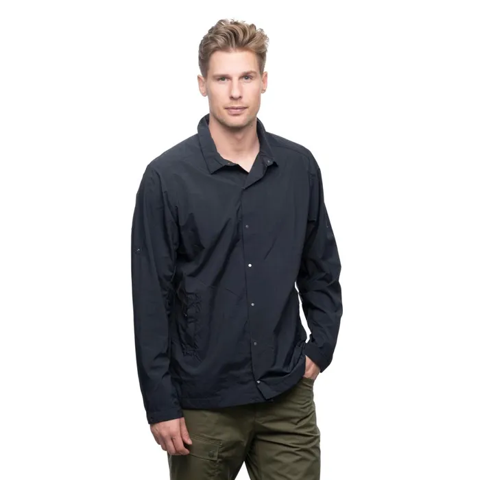 Men Bergans Of Norway Softshell Jackets Oslo Urban Commute Windbreaker Jacket Black